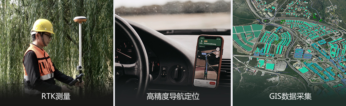 適用于RTK測量、高精度導航定位、GIS數(shù)據(jù)采集